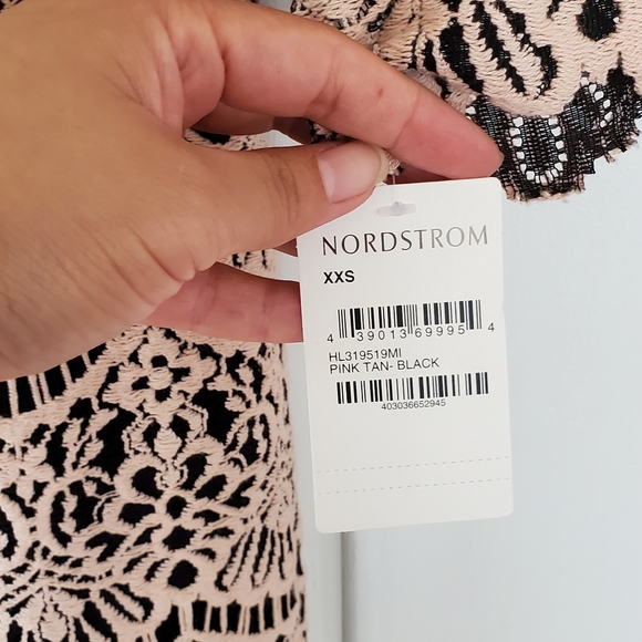 Chelsea28 Sz XXS 3/4 Sleeve Lace Cocktail Dress - Picture 4 of 8